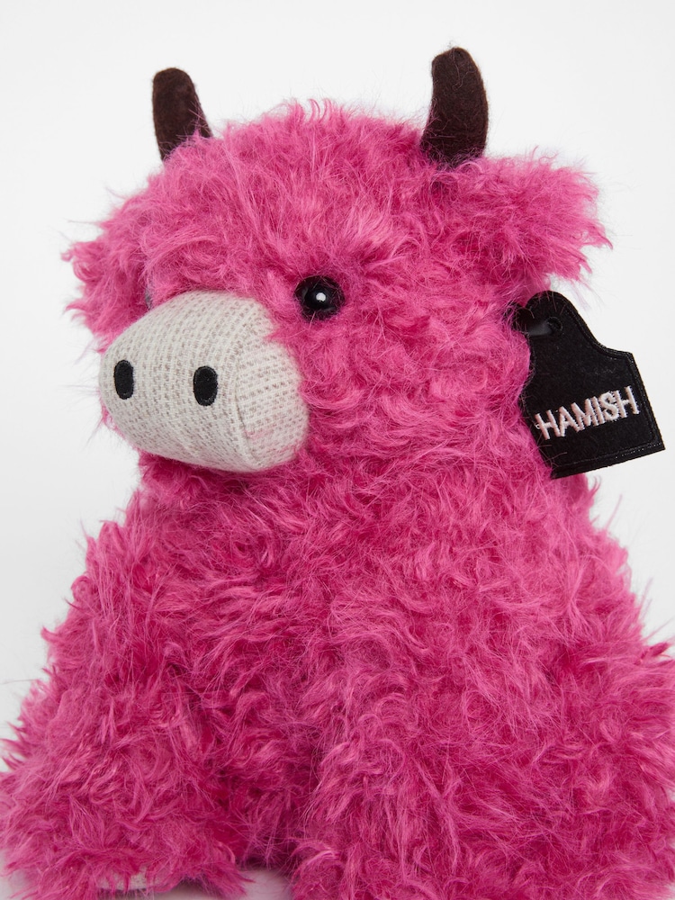 Pink Hamish The Highland Cow Doorstop - Image 5 of 5