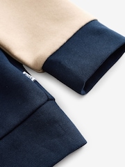 BOSS Blue Logo Colourblock Zip-Up Hoodie And Joggers Set - Image 14 of 14
