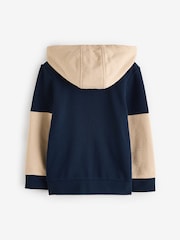 BOSS Blue Logo Colourblock Zip-Up Hoodie And Joggers Set - Image 5 of 14