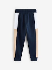 BOSS Blue Logo Colourblock Zip-Up Hoodie And Joggers Set - Image 7 of 14