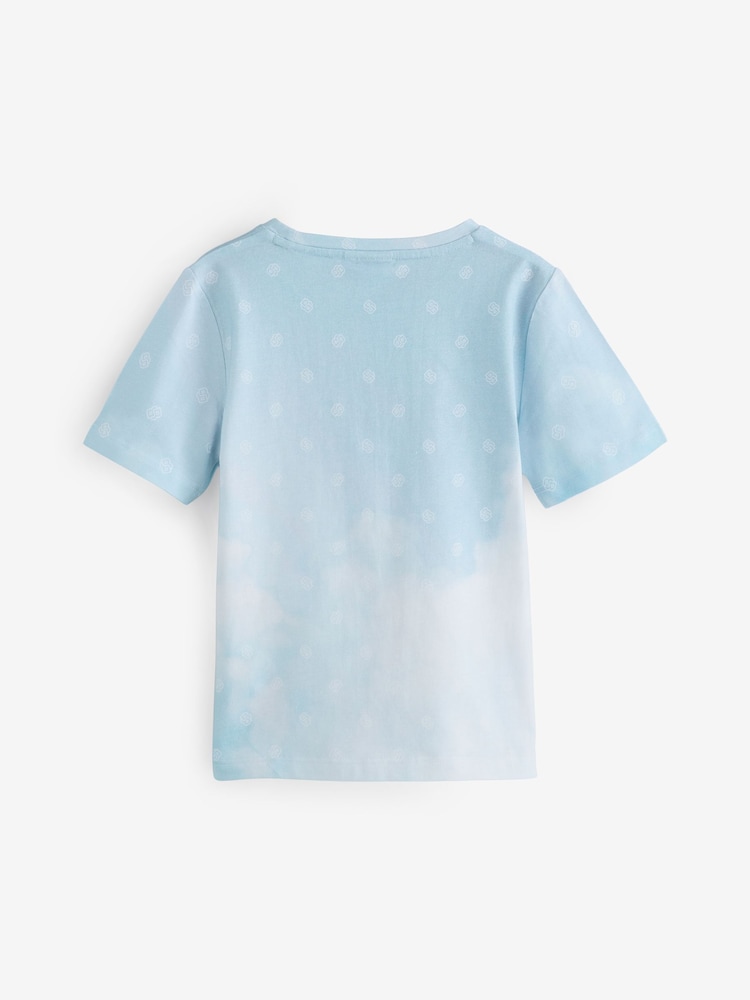 BOSS Blue 100% Cotton Short Sleeve Graphic T-Shirt - Image 2 of 5