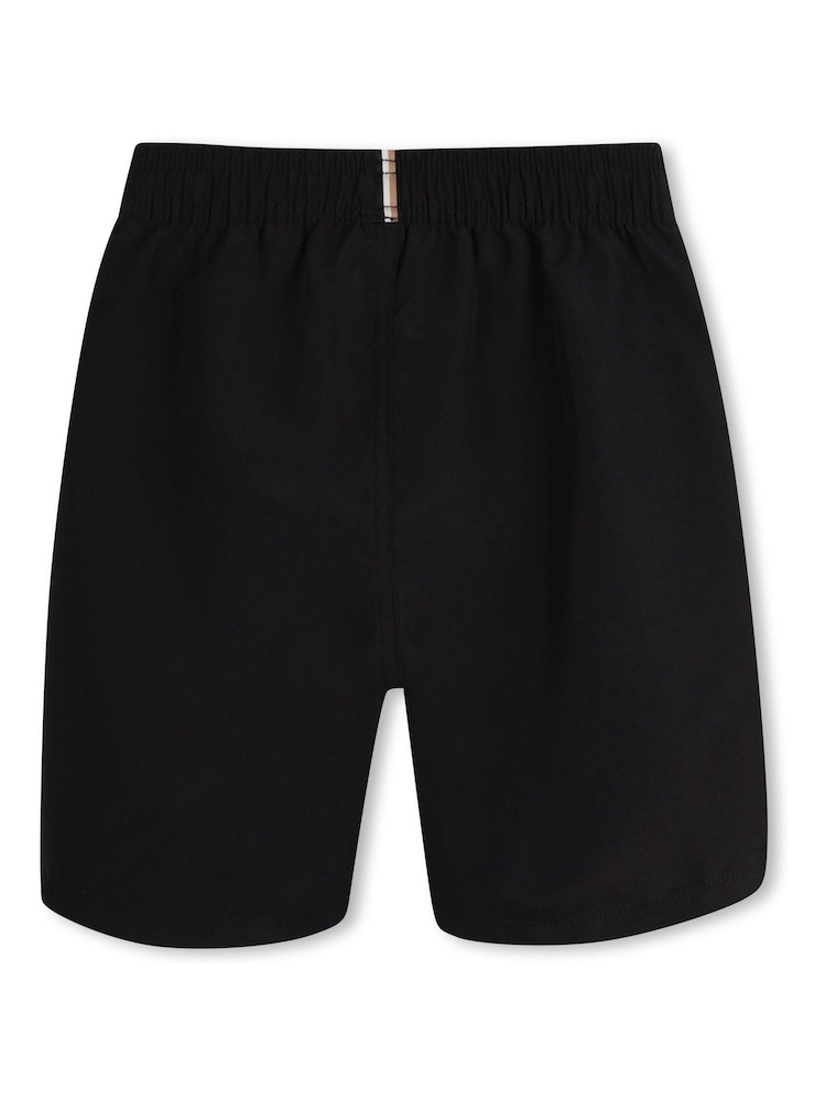 BOSS Black Vertical Logo Swim Shorts - Image 2 of 2
