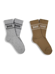 Boss Socken mit Logo, 2er-Pack - Bild 1 von 3