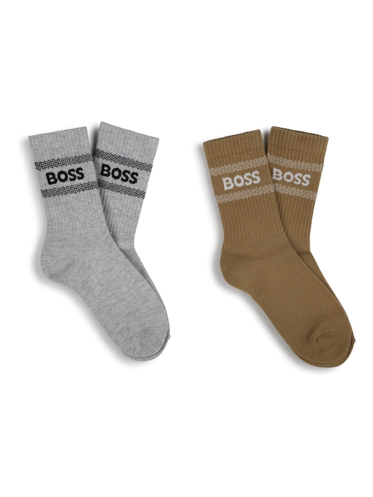 Boss Socken mit Logo, 2er-Pack - Bild 1 von 3