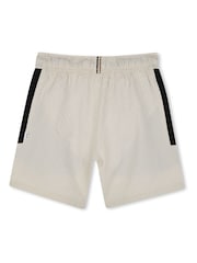 BOSS Natural Small Logo Swim Shorts - Image 2 of 2
