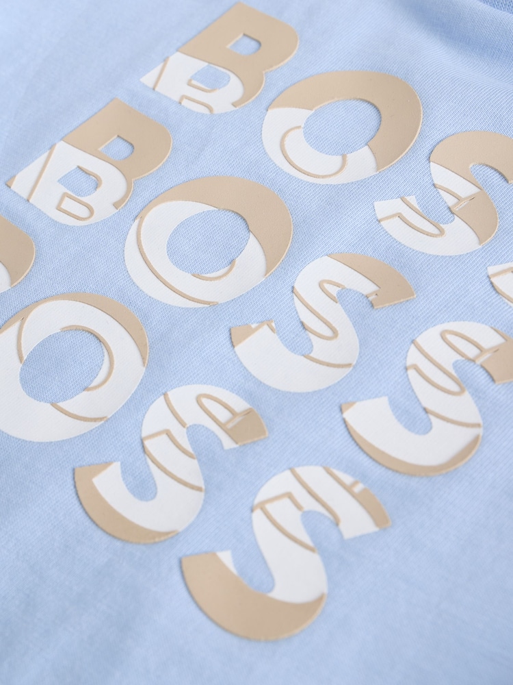 BOSS Blue Baby Logo Short Sleeve T-Shirt - Image 4 of 4