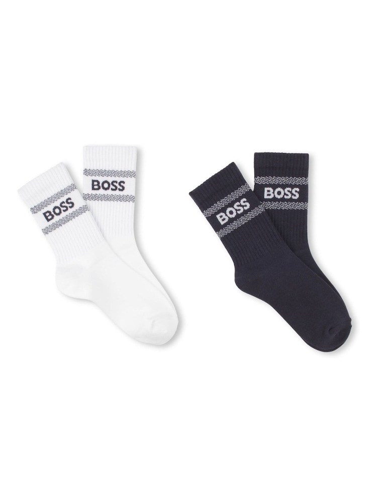 Boss Socken mit Logo, 2er-Pack - Bild 1 von 3