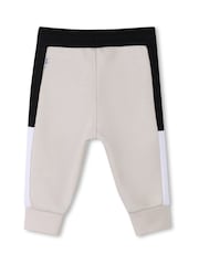 BOSS Natural Logo Baby Zip Up Hoodie And Joggers Set - Image 6 of 6