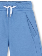 BOSS Blue Logo Jersey Shorts - Image 4 of 4