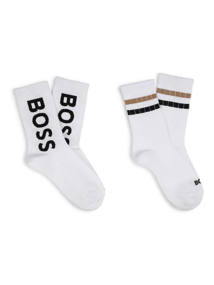 Boss Socken mit Logo, 2er-Pack - Bild 1 von 5