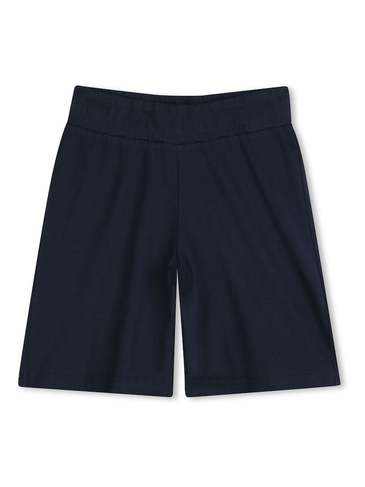 BOSS Blue Logo Short Sleeve T-Shirt & Short Loungewear Set - Image 6 of 8