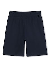 BOSS Blue Logo Short Sleeve T-Shirt & Short Loungewear Set - Image 7 of 8