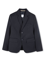 BOSS Blue Occasion Suit Jacket - Image 2 of 4