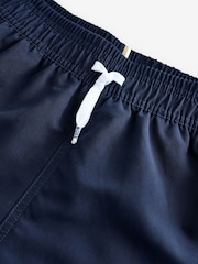 BOSS Blue Vertical Logo Swim Shorts - Image 4 of 5