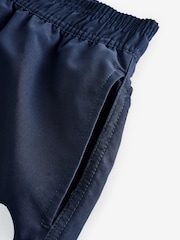 BOSS Blue Vertical Logo Swim Shorts - Image 5 of 5