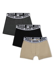 Boss Boxershorts mit Logo, 3er-Pack - Bild 1 von 8