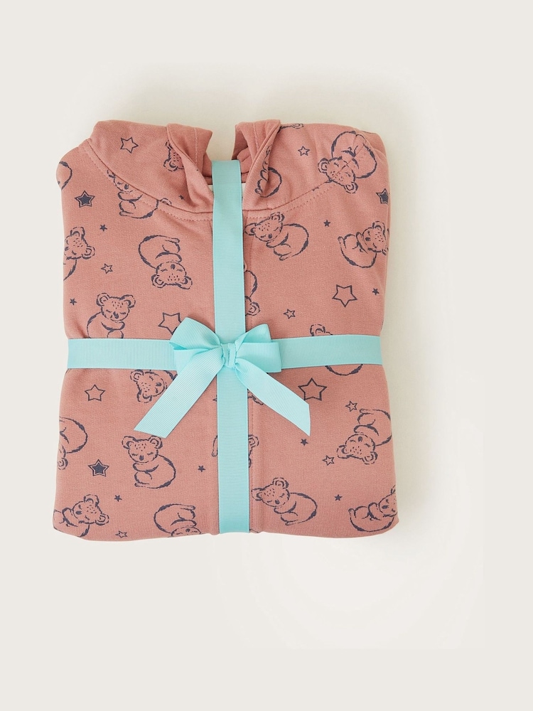 Monsoon Pink Koala Print All-In-One - Image 4 of 4