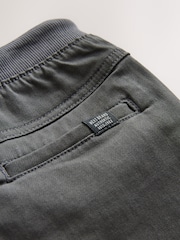 Gris antracita - Pantalones sin cierre con cintura de canalé (3-16años) - Imagen 4 de 4