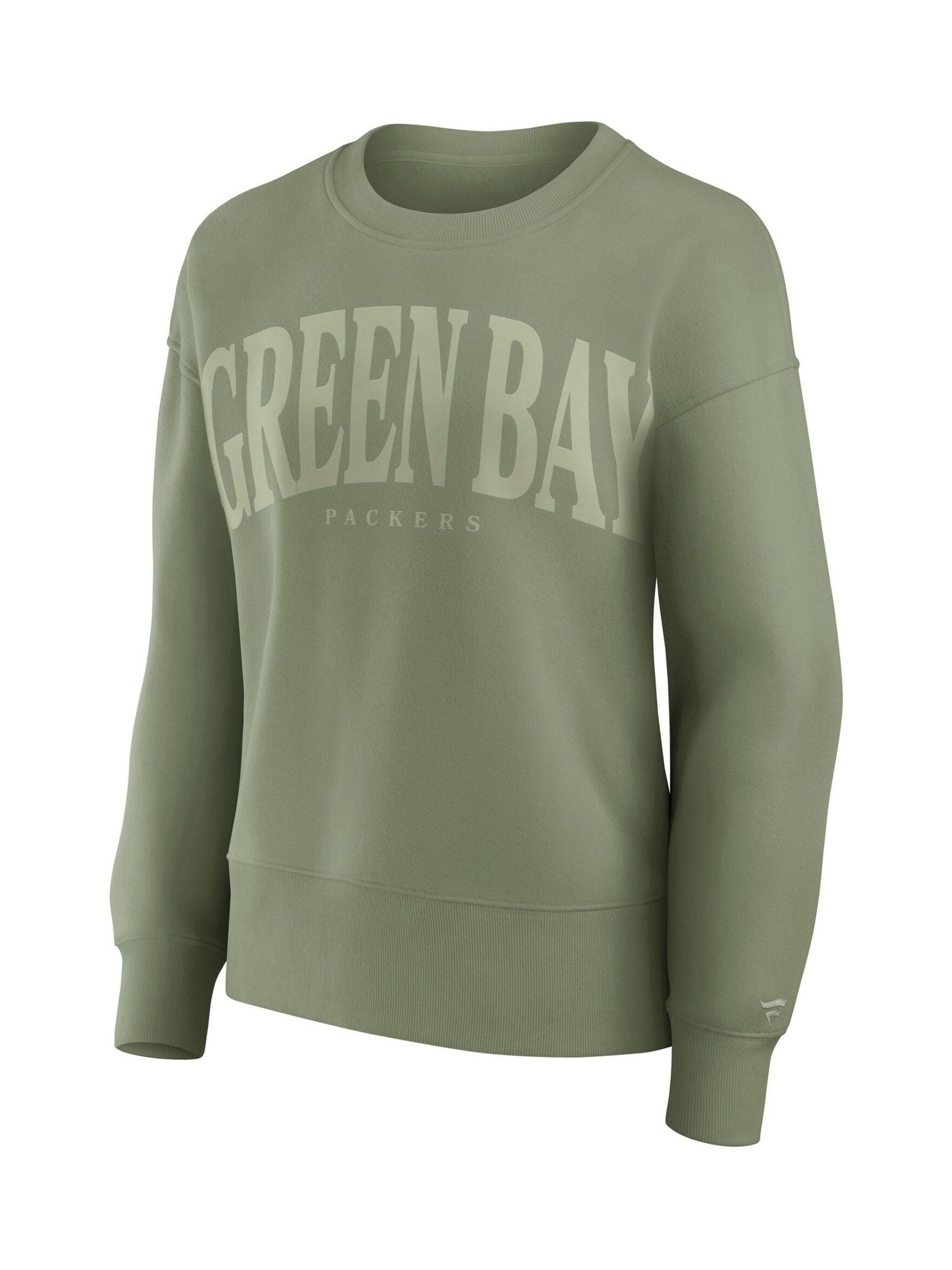 Buy Fanatics Womens NFL Green Bay Packers Elements Cotton Crew Neck Sweat Top from the Next UK online shop