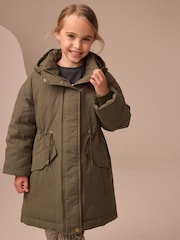 Verde caqui - Shower Resistant Padded Parka (3-16yrs) - Imagen 1 de 10