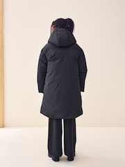 Black Shower Resistant Duvet Padded Coat (3-16yrs) - Image 2 of 11