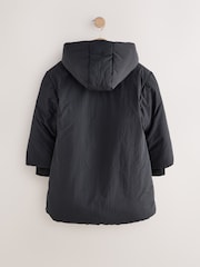 Black Shower Resistant Duvet Padded Coat (3-16yrs) - Image 7 of 11