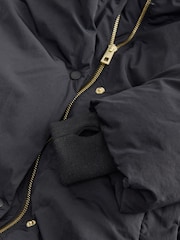 Black Shower Resistant Duvet Padded Coat (3-16yrs) - Image 9 of 11