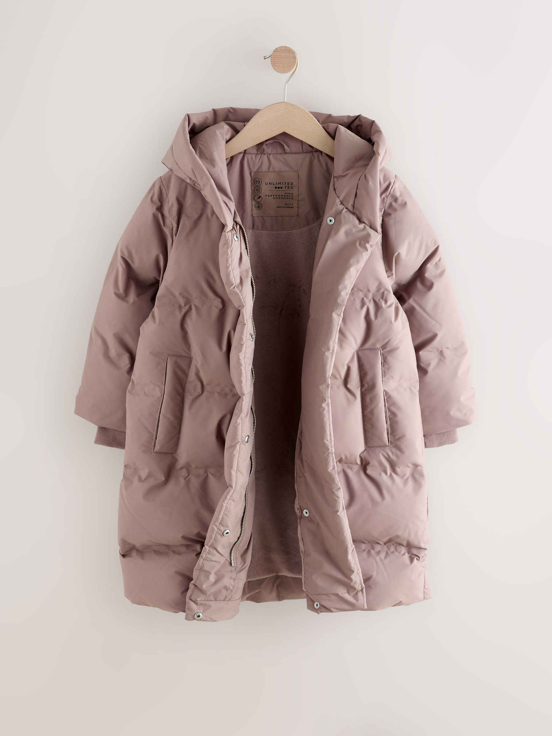 Buy Mink Brown Waterproof Faux Fur Lined Padded Coat (3-16yrs