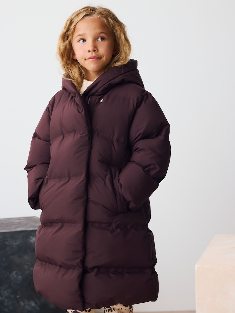 Berry Red Waterproof Faux Fur Lined Padded Coat (3-16yrs) - Image 1 of 12 Berry Red Waterproof Faux Fur Lined Padded Coat (3-16yrs) - Image 1 of 12