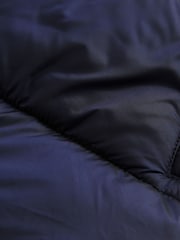 Navy Shower Resistant Faux Fur Trim Padded Coat (3-16yrs) - Image 7 of 9