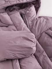 Purple Shower Resistant Padded Coat (3-16yrs) - Image 10 of 12