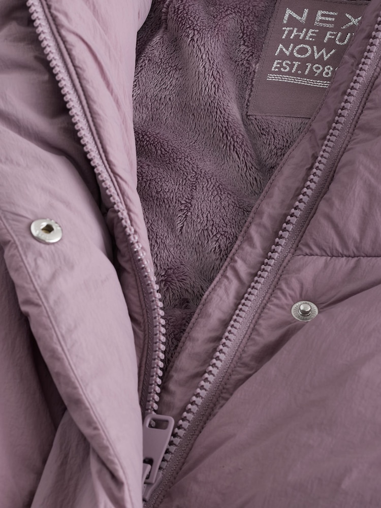 Purple Shower Resistant Padded Coat (3-16yrs) - Image 12 of 12