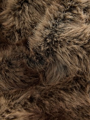 Brown Faux Fur Coat (3-16yrs) - Image 5 of 5