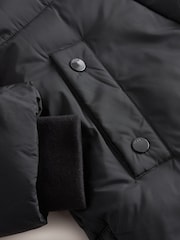 Black Shower Resistant Skirted Duvet Coat (3-16yrs) - Image 11 of 11
