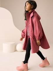أحمر توتي - Waterproof Raspberry Trench Coat (3-16yrs) - صورة 4 من 4