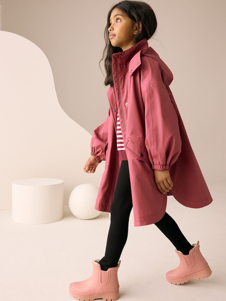 أحمر توتي - Waterproof Raspberry Trench Coat (3-16yrs) - صورة 4 من 4 أحمر توتي - Waterproof Raspberry Trench Coat (3-16yrs) - صورة 4 من 4