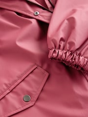 Berry Red Waterproof Raspberry Trench Coat (3-16yrs) - Image 9 of 10