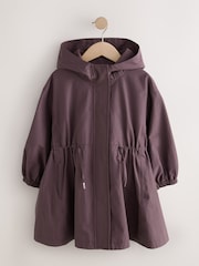 Burgunderrot - Wasserfeste Regenjacke mit Rock (3–16J.) - Bild 4 von 9