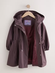 Burgunderrot - Wasserfeste Regenjacke mit Rock (3–16J.) - Bild 6 von 9