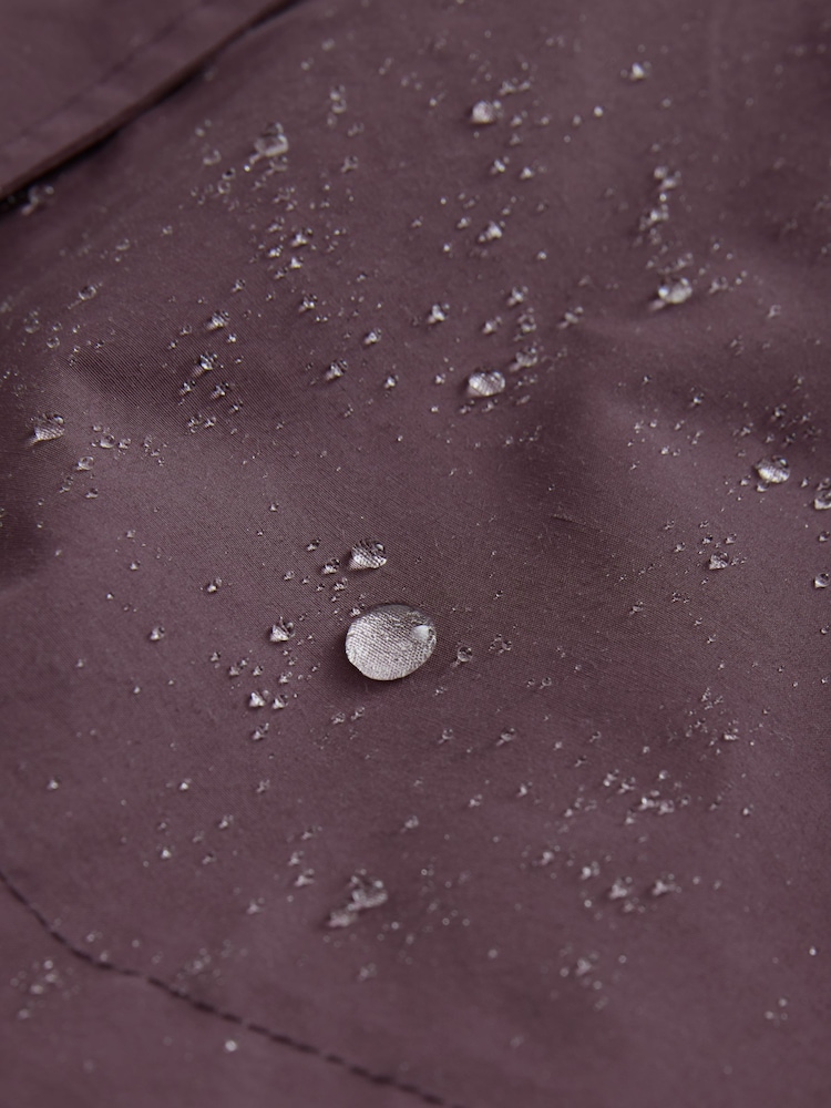 Burgunderrot - Wasserfeste Regenjacke mit Rock (3–16J.) - Bild 9 von 9