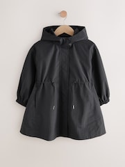 Black Waterproof Skirted Cagoule Jacket (3-16yrs) - Image 4 of 9