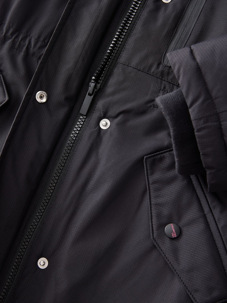 Black - Waterproof Padded Coat (3-16yrs) - Image 10 of 10 Black - Waterproof Padded Coat (3-16yrs) - Image 10 of 10