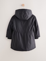 Black - Waterproof Padded Coat (3-16yrs) - Image 6 of 10