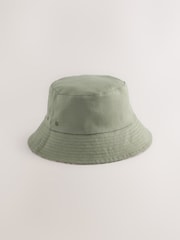 Khaki Green Camo Reversible Bucket Hat - Image 5 of 8