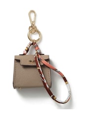 Aela PU Mini Handbag Style Bag Charm - Image 1 of 4