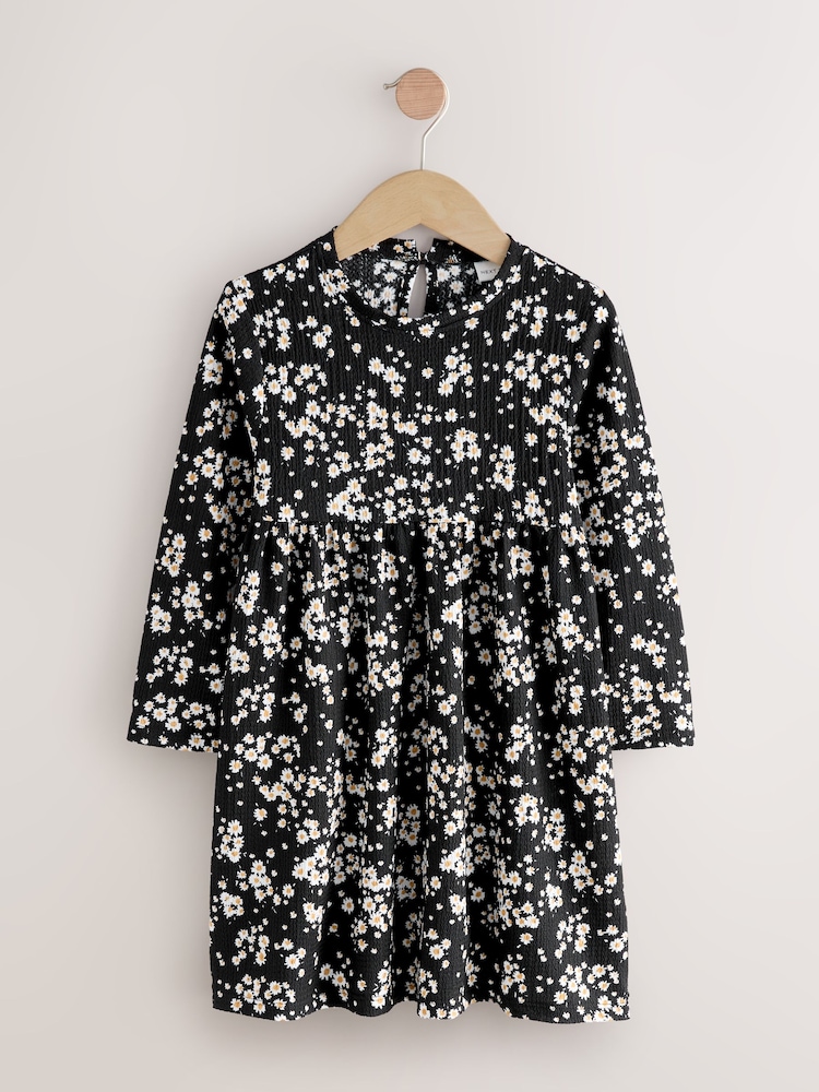 Black All-Over Floral Printed Dress - Image 1 of 1
