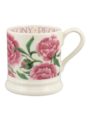 Emma Bridgewater Cream Peony 1/2 Pint Mug - Image 1 of 4