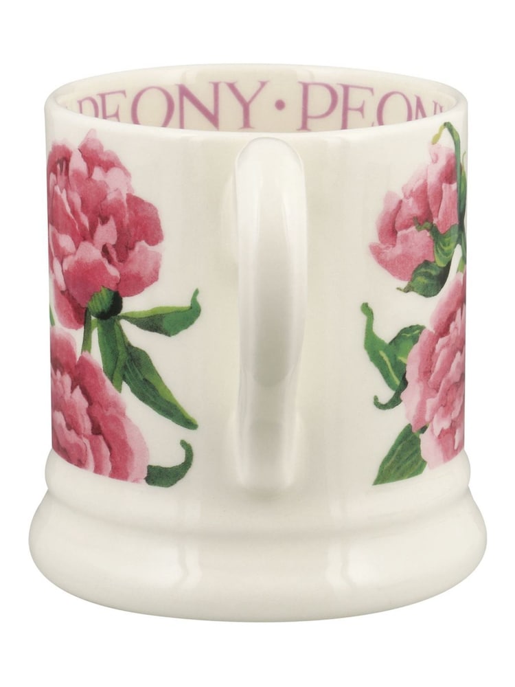 Emma Bridgewater Cream Peony 1/2 Pint Mug - Image 2 of 4