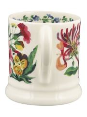 Emma Bridgewater Cream Garden Flowers 1/2 Pint Mug - Image 2 of 4