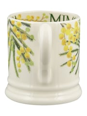 Emma Bridgewater Cream Mimosa 1/2 Pint Mug - Image 3 of 5